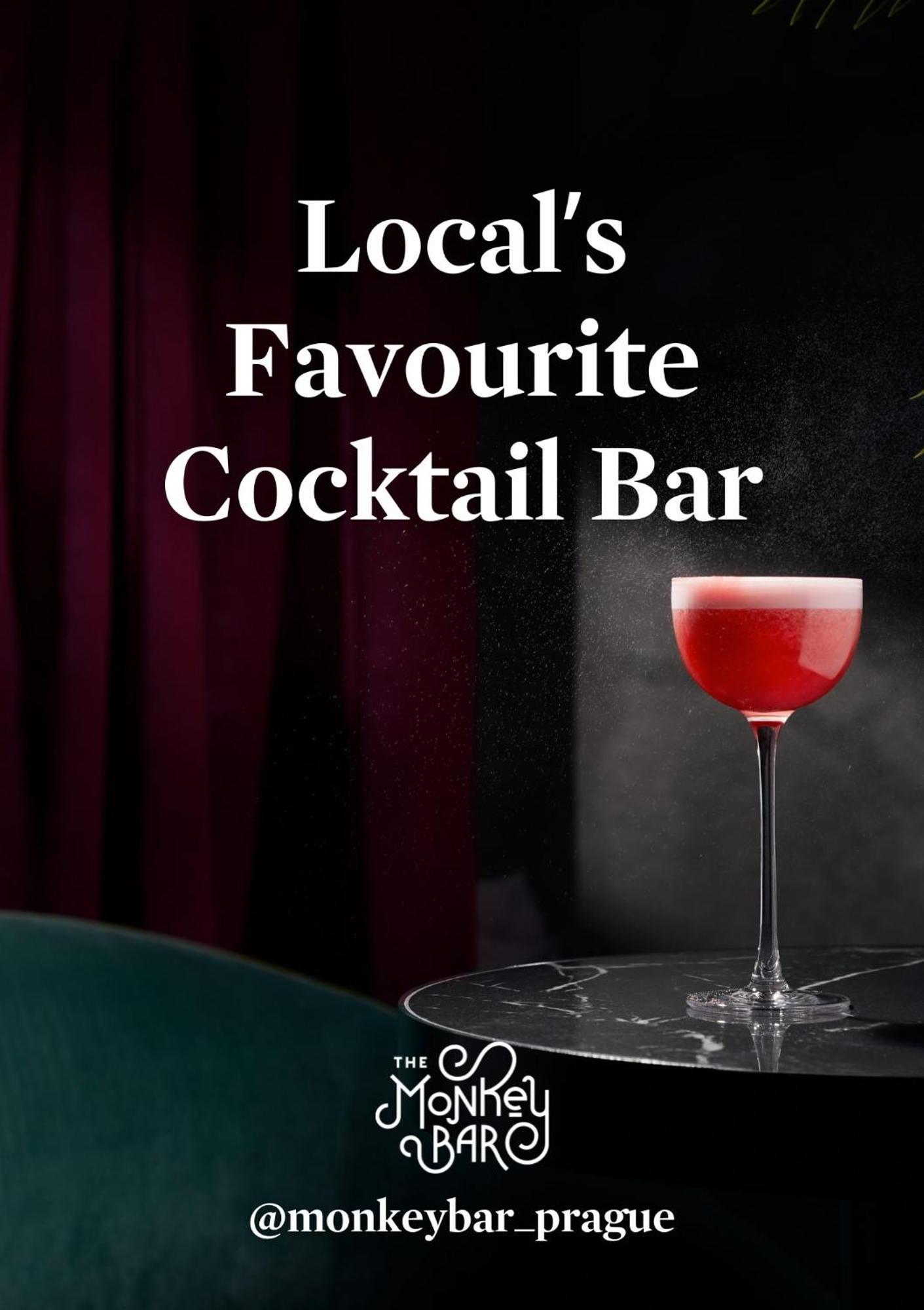 Falkensteiner Boutique Hotel Prága Kültér fotó Favourite Cocktail Bar